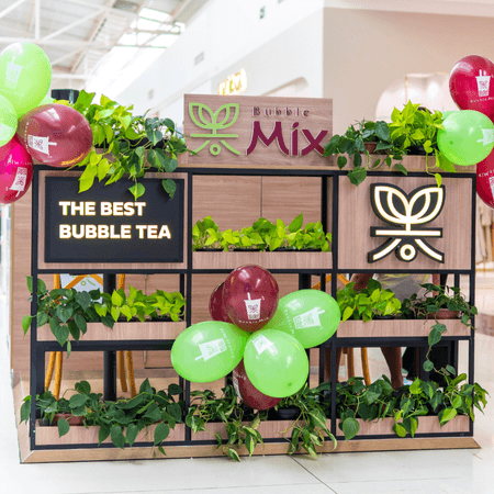 Imagem de interna da loja bubble tea mix